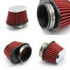 51mm 55mm 60mm Motorcycle Filters Cleaner For Carburetor Scooter Cold Air Intake Filter Sport Myshroom Moped Parts Accessories