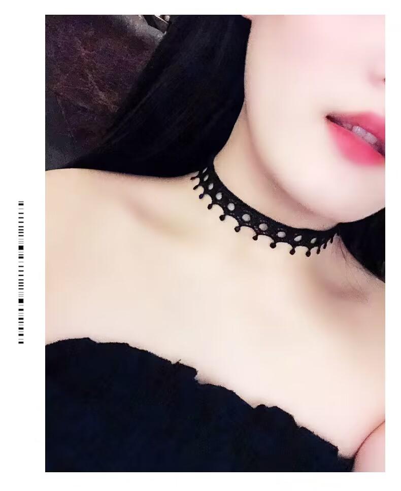 Goth Black Velvet Choker Necklaces Gothic Style Rope Women Neck Decoration Chocker Jewelry On Girl Neck Accessories