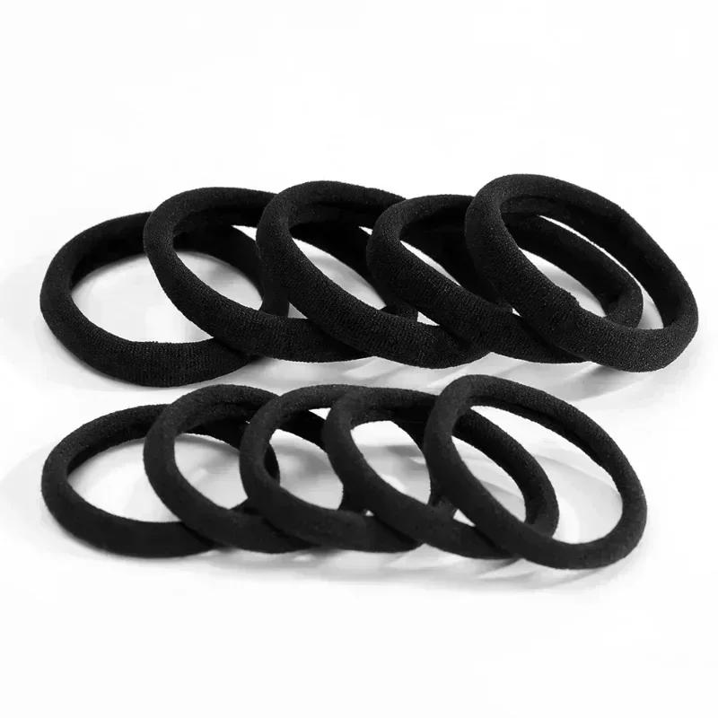 200 BUC/Set Femei Fete Elastice Simple pentru Păr Culori Uni Elastice pentru Cap Cozi de Păr Accesorii Păr Suport pentru Coadă de Cal