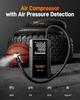 4000A Jump Starter with 160PSI Air Compressor, 12V Battery Booster, 65W Fast Charge, 24000mAh Portable Inflator, LED Display for