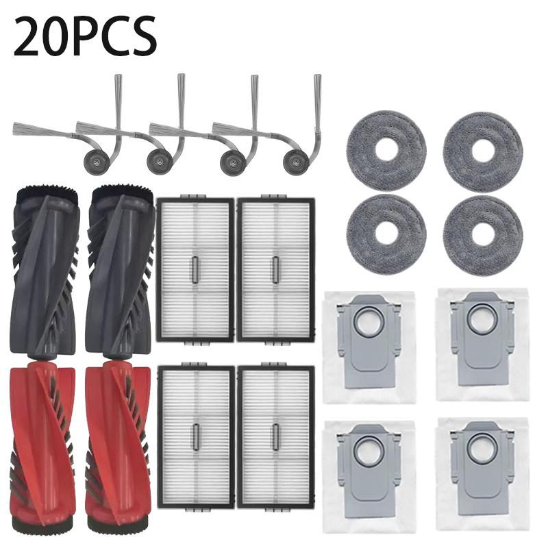 Compatible for Roborock Saros 10R / G20S Ultra Accessories Brush Hepa Filter Mop Cloth Dust Bag Spare Parts