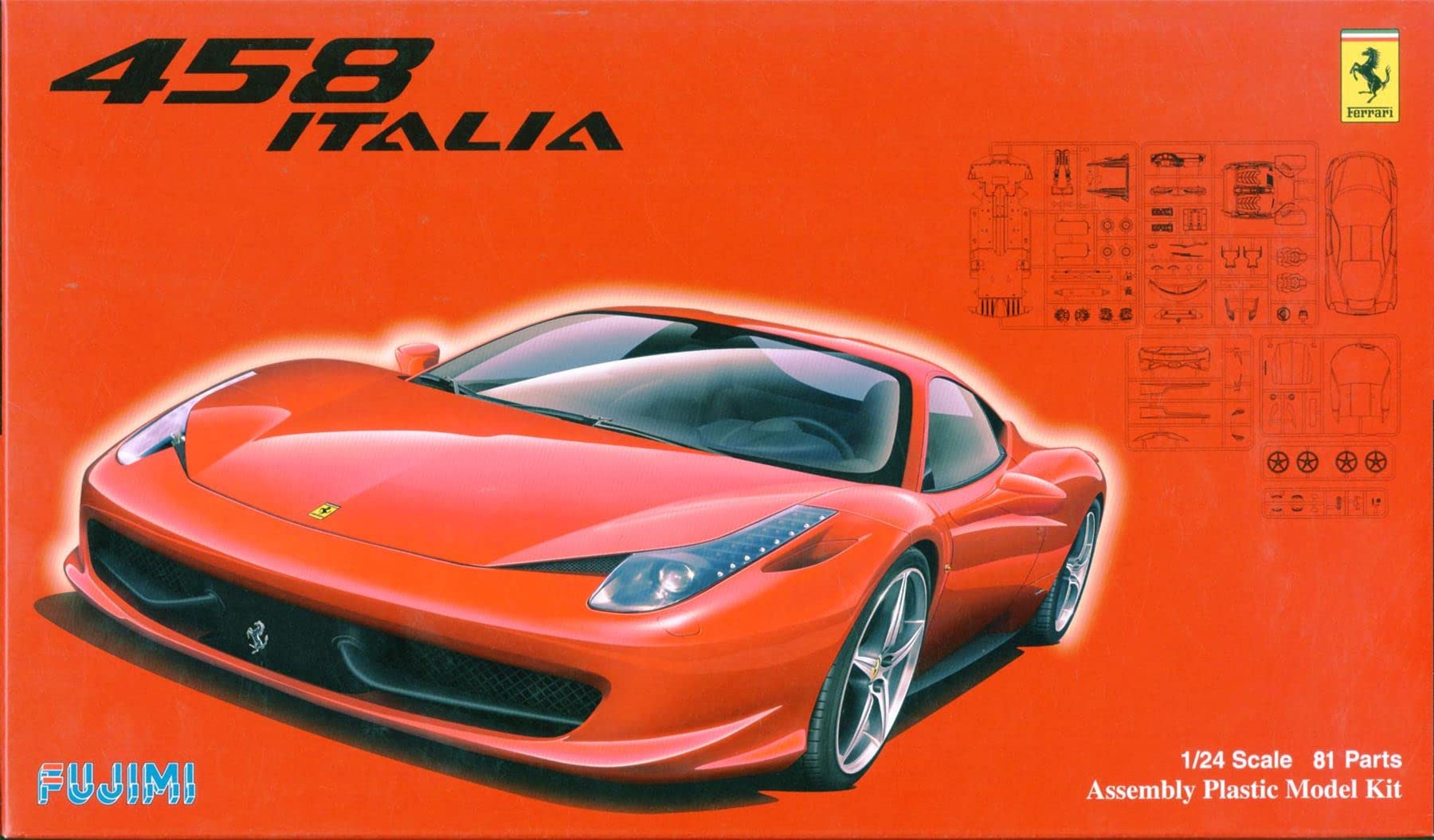 

Fujimi Ferrari 458 scale Ferrari (1/24 No. 81)