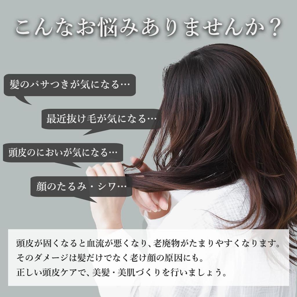 Watarase Anshindo Electric Scalp Shampoo Gray Hair Scalp Pore Cleaning Can be Used in the Brush, Brush, Rotating, Hair, Care, Brush, Brush,