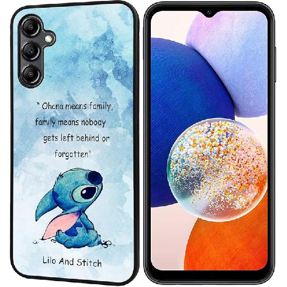 for Samsung Galaxy A15 5G Case, with Blue Stitch Cartoon Shockproof Protective Phone Case for Samsung Galaxy A15 6.5 inch синий