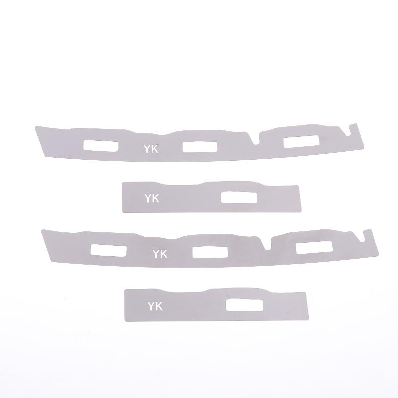 

4Pcs Front Bumper Repair Metal Plate Buckle Broken Opening Rotten Buckle Repairer Bracket For 10Th Generation Civic 2016-2021 4Pcs