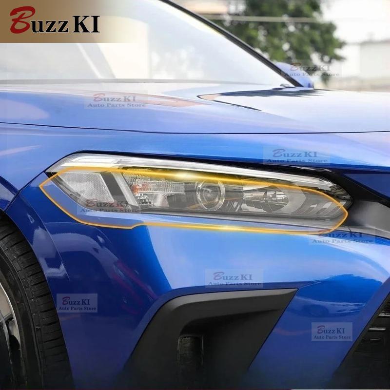 For Honda Civic Sedan -2024 Headlight Rearview TPU Paint Protection Film Anti-scratch Resistant Clear PPF Car Accessories