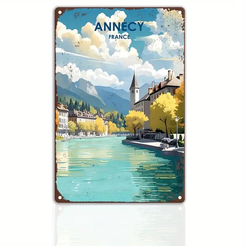 Retro Metal Sign Travel The World VENICE CANADA TORONTO  Vintage Poster Home Bar Room Pub Cafe Club Hotel Wall Decor Plate