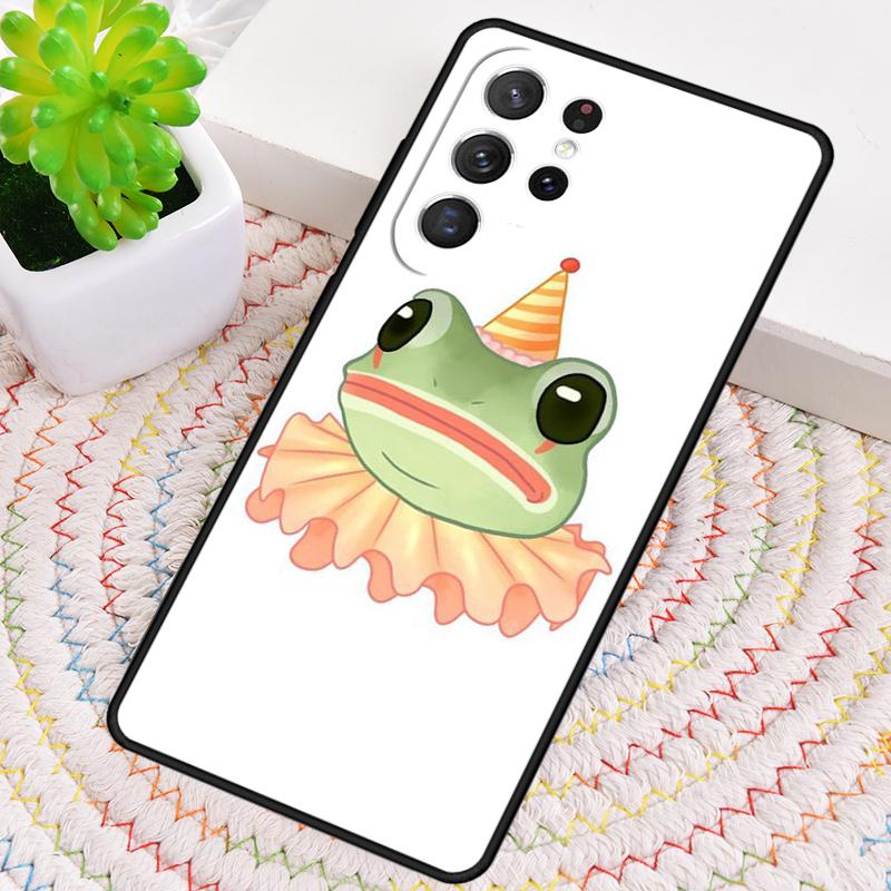 Cute Cartoon Frog Phone Case for Samsung Galaxy note 10 pro S26 Ultra S23 S24 FE S25 S21 S22 PLUS shockproof Cove