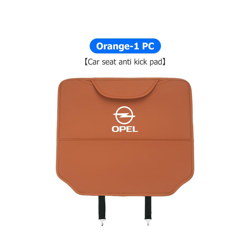 For Opel Car Seat Back Protection Anti-Kick Pad Rear Seat Storage Bag Insignia Corsa Zafira Mokka Grandland Antara Ampera