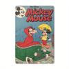 [2D Flach] 1 Stück 30,48X20,32 cm 2D Blechschild - Perfekt für Retro-Küchen, Wohnzimmer oder Cafés, zum Thema Mickey Mouse in den