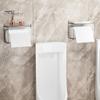 Storage Organizer Toilet Tissue Box With Top Shelf Transparent Large Capacity Wall Mounted Paper Drawer Toilet Roll Paper Storage Rack