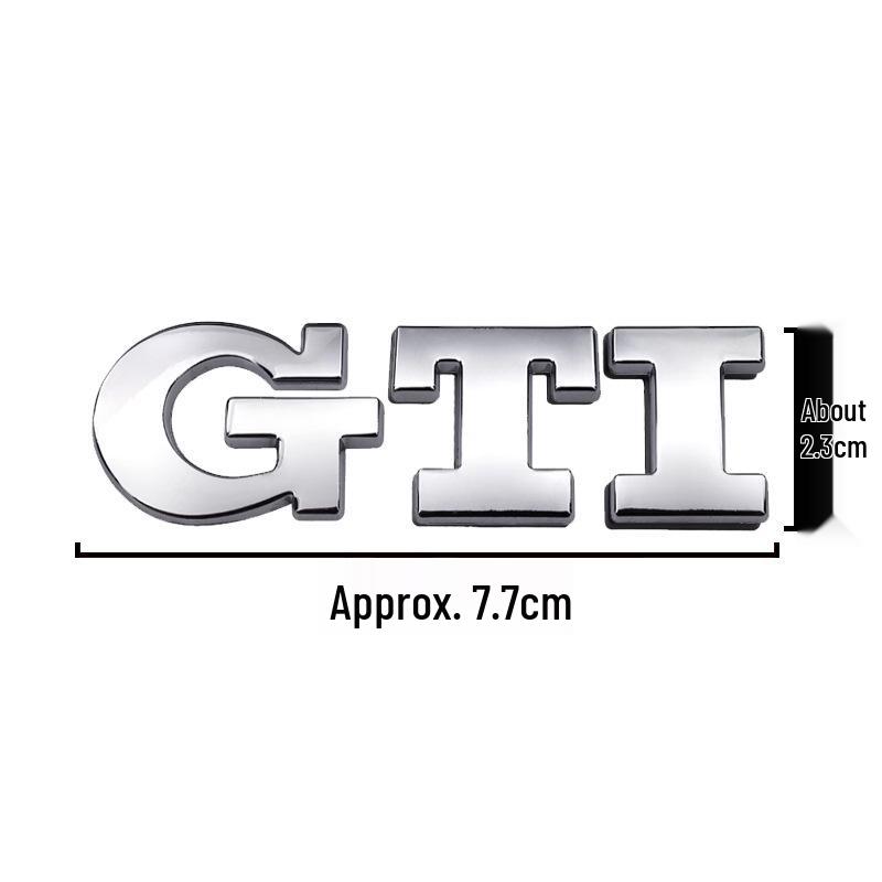 Volkswagen POLO Golf GTI 6 & 7 Emblem Rabbit Tail Sticker