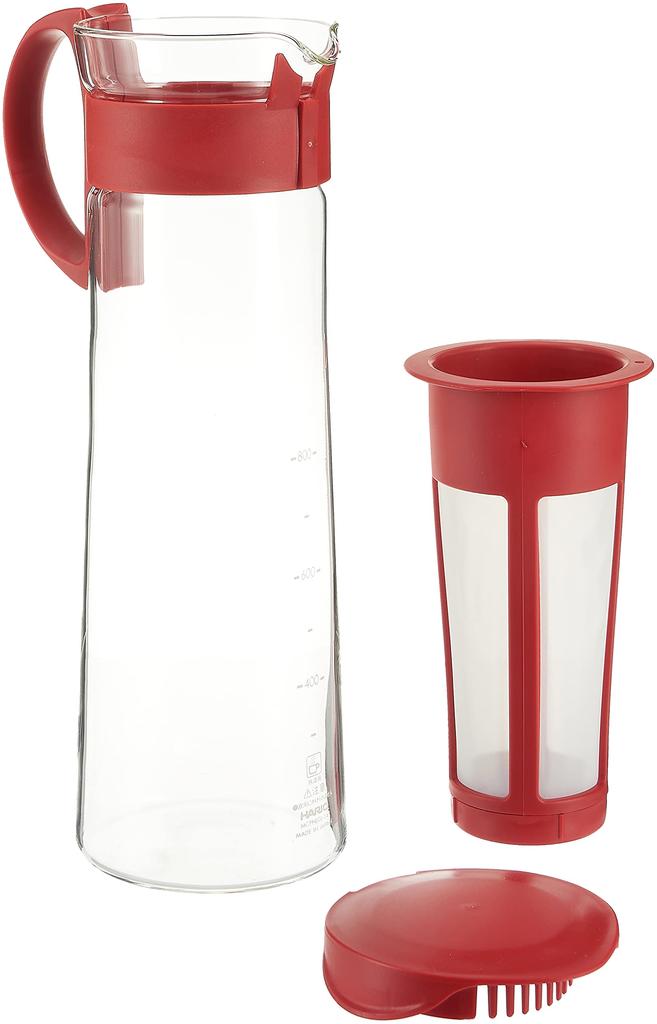 Hario Cold Brew Coffee Pot 1000ml Red MCPN-14R