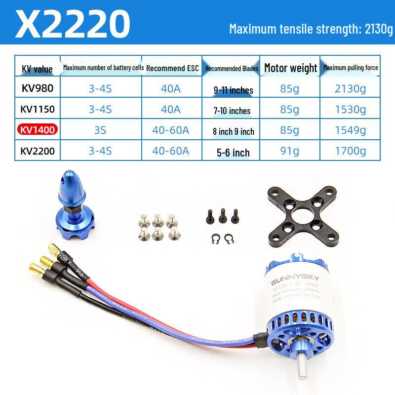 SUNNYSKY X2220 15E Brushless Motor