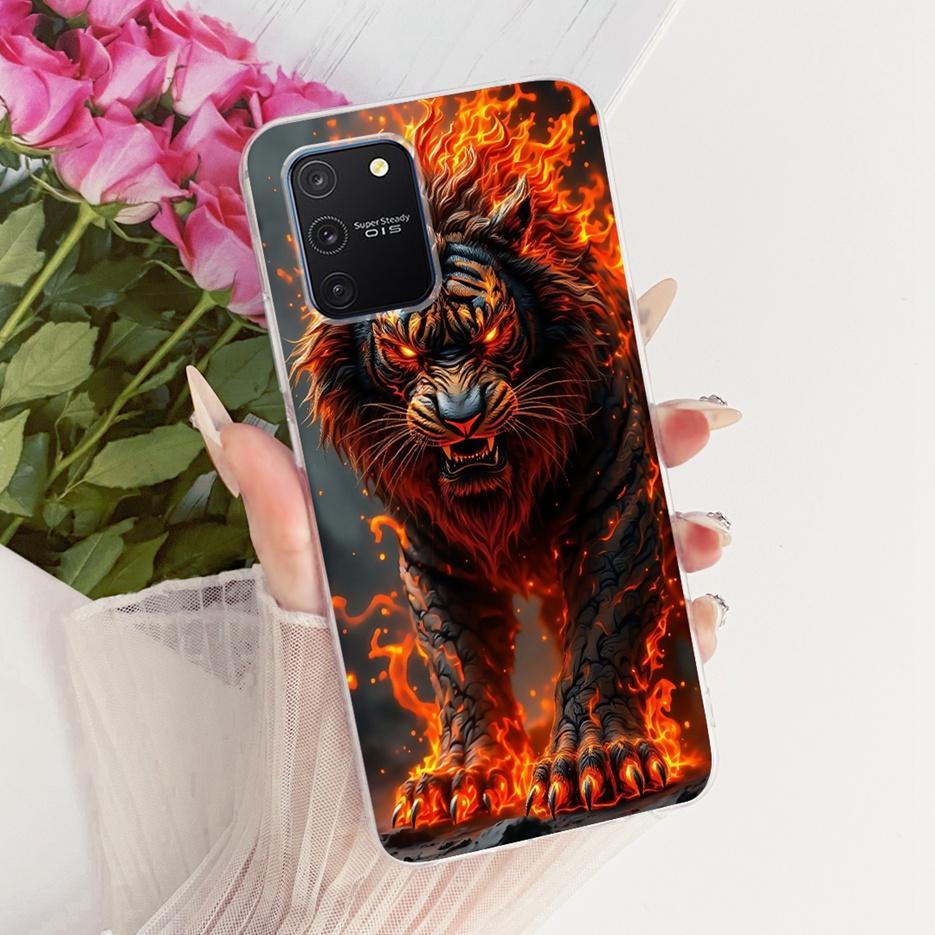 For Samsung Galaxy S10 Lite Case SM-G770F Luxury Butterfly Tree Painted Cover Soft Silicone Phone Case For Samsung S10 Lite Bags