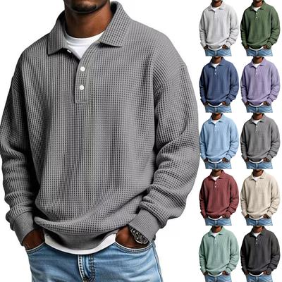 Herren Langarmshirts Sweatshirt Pacificozy Herren einfarbig mit Reißverschluss Langarm Kapuzensweatshirt