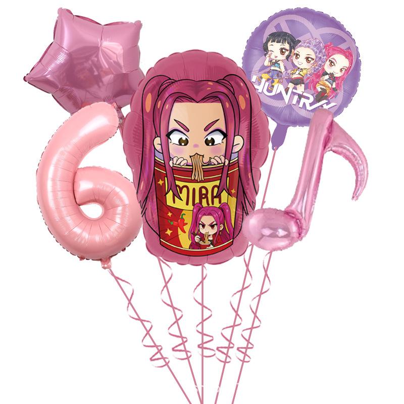Foil Balloons for Birthday Party Decorations Scene Setup