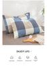 Set di Federe 100% Cotone Puro Lavato per Dormitorio - Confezione da Due Federe, Adatto per Cuscini Singoli o Doppi.