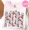 Comfort Colors Mom Shirt, Leopard Cherry Mama Shirt, New Mothers Day Tshirt, Cute Gift For Mom, Trendy Tee, Pregnancy Reveal