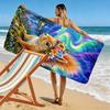 Animal Painting Print Beach Towel, Large Soft Quick Dry Towel for Beach Camping Swimming