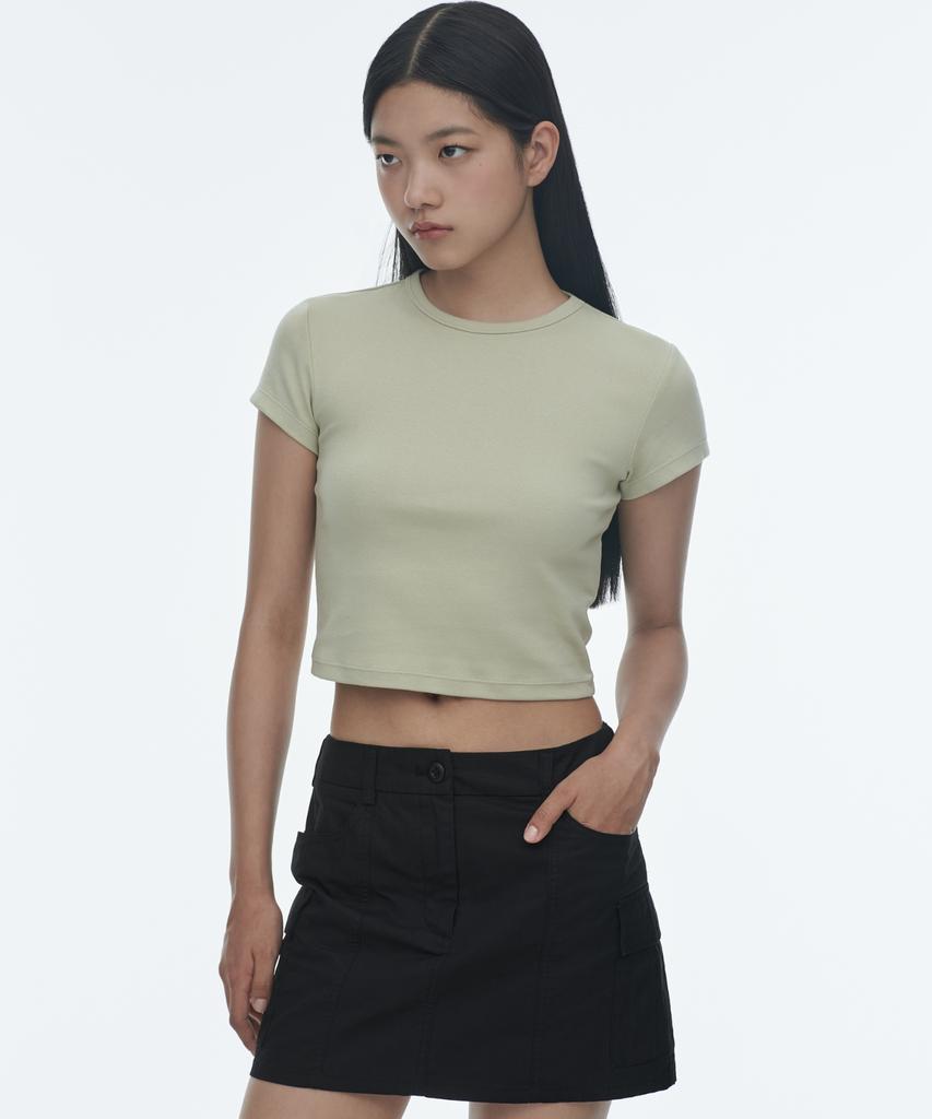 Musinsa Standard Woman Women'S Cargo Mini Skirt [Black]