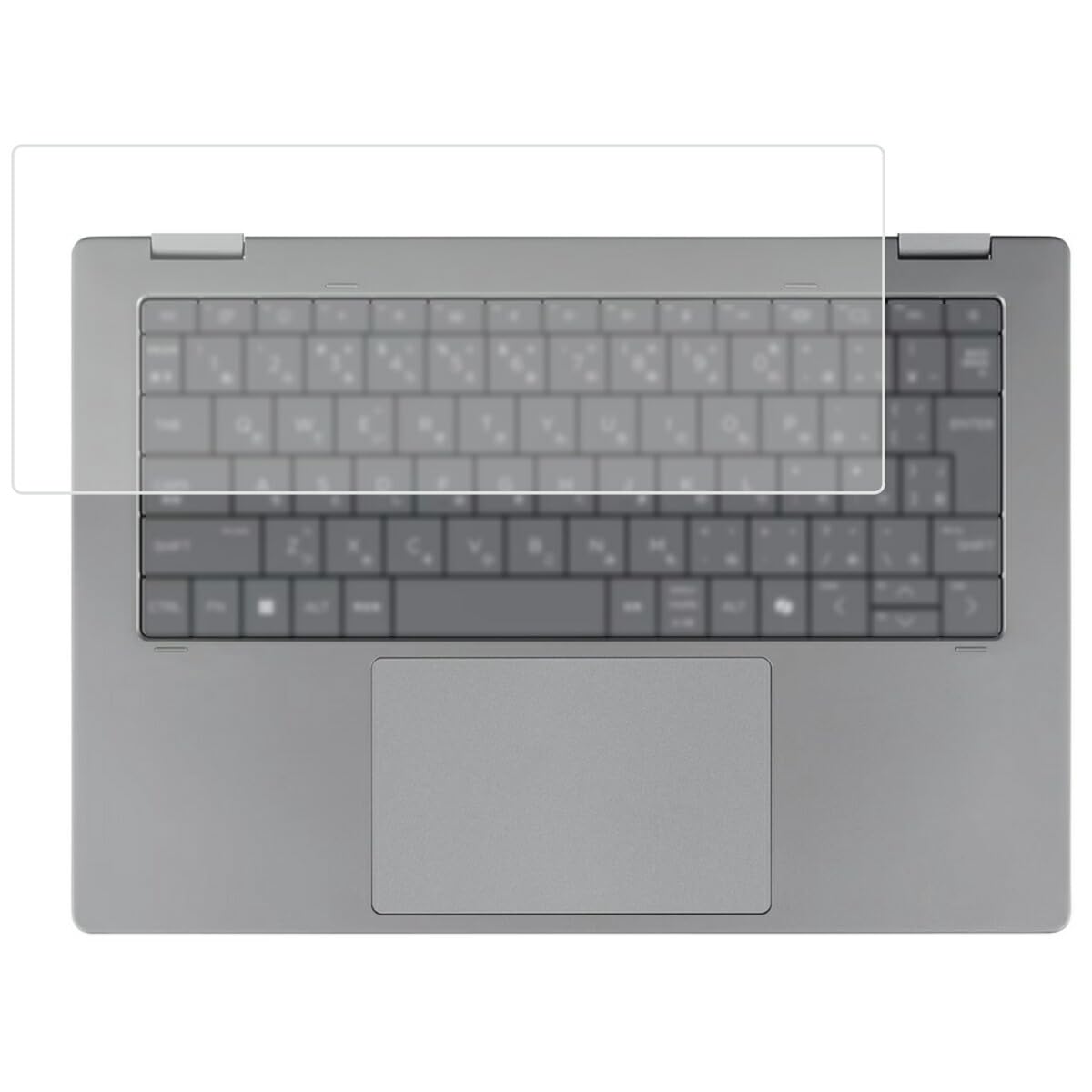 

ClearView Keyboard Cover for HP OmniBook X Flip 14-fk 14-fm (2025 Model) - Protective Film, Made in Japan [Quiet]