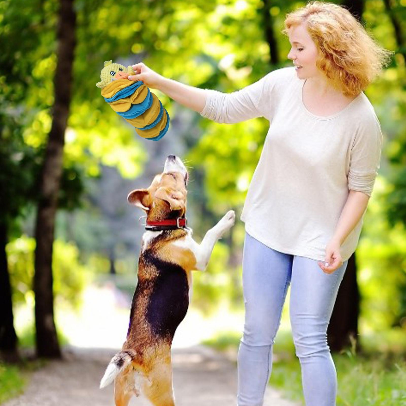 Chew Toys For Dogs Duck Shape Engaging Slow Feeder Dog Puzzle Toy Training Game Slow Feeder For Pet Puppy Home Travel Playtime China Mainland