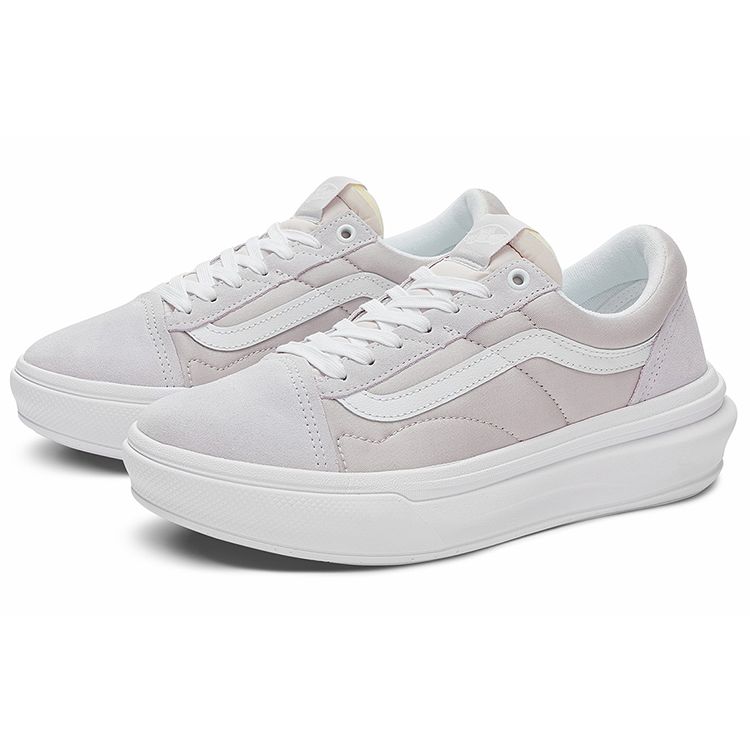 Vans Old Skool Overt CC Light Grey White Unisex Sneakers VN0A7Q5ELGX