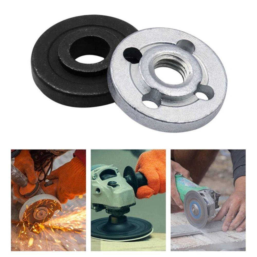Hexagon Nut Angle Grinder Pressure Plate M10 Pressure Plate Cover New Inner Outer Flange Nut
