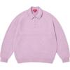 Small Box Polo Sweater Lavender