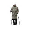 Columbia Omni-Heat Solid Water-Resistant Long Bread Zipper Down Jacket Unisex outerwear Green XE1790-397