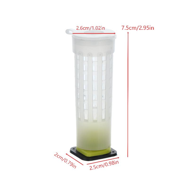Reliable 20Pcs Queen Bee Protection Cage Beekeeepers Essential Rearing Kit