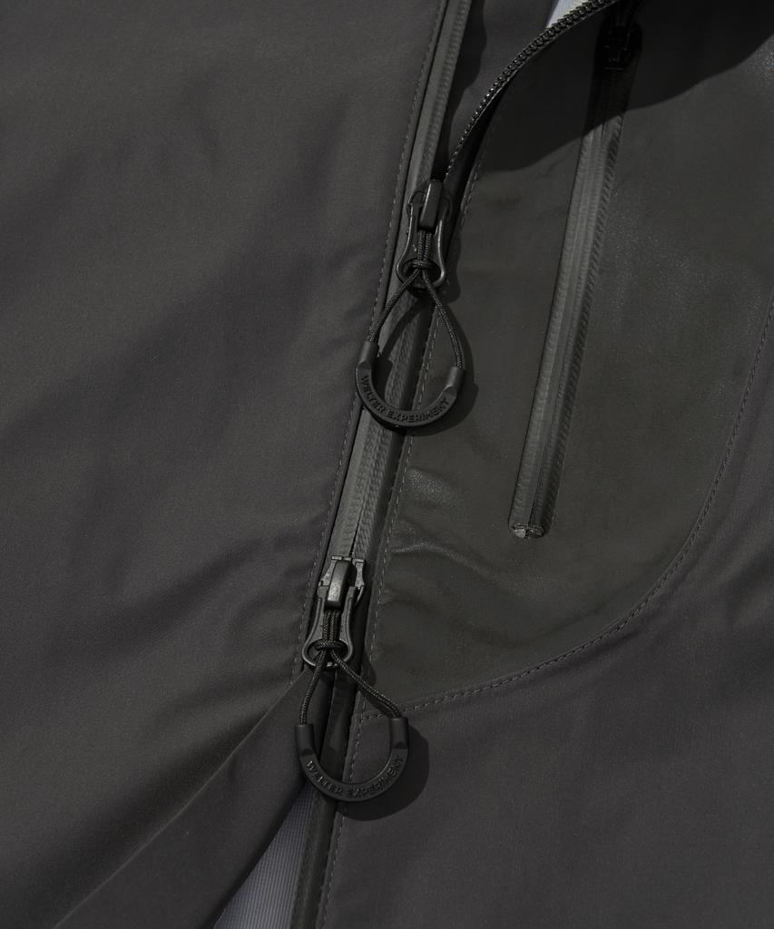Welter Experiment Wol029_3Layer Nut Hood Shell Jacket_Charcoal