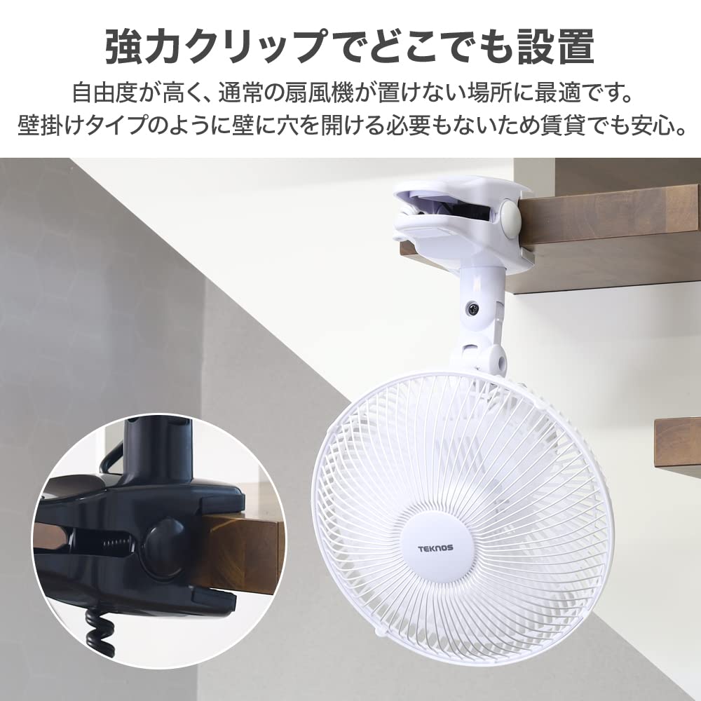 Seathestars Powerful Airflow Large Power Cord Outlet 360 Degree Air Direction Automatic 2 Level Airflow Can Be Installed Warranty Included [23cm