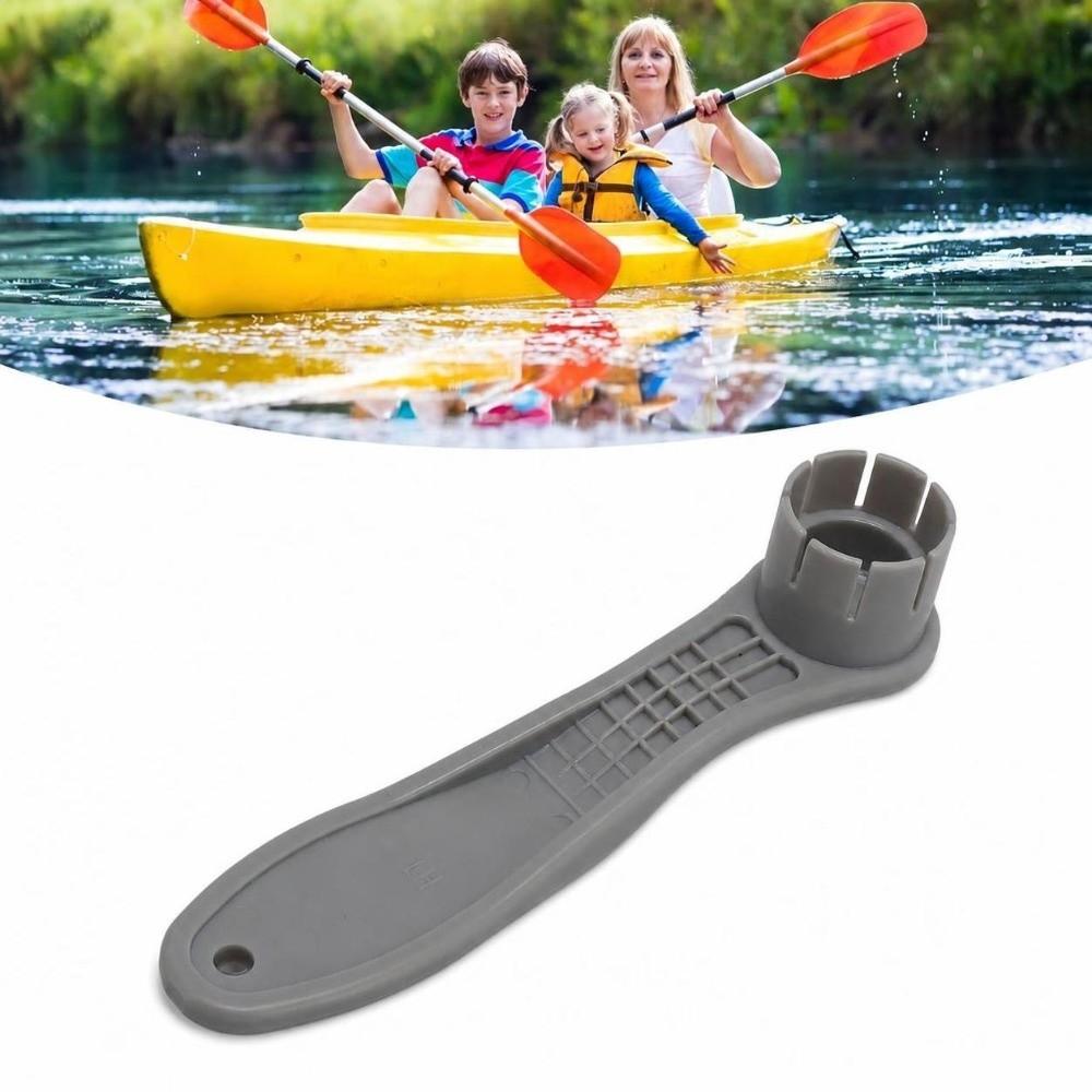 Ergonomic Grip Inflatable Valve Spanner Grey Paddle Board Safety Repair Rafting Use