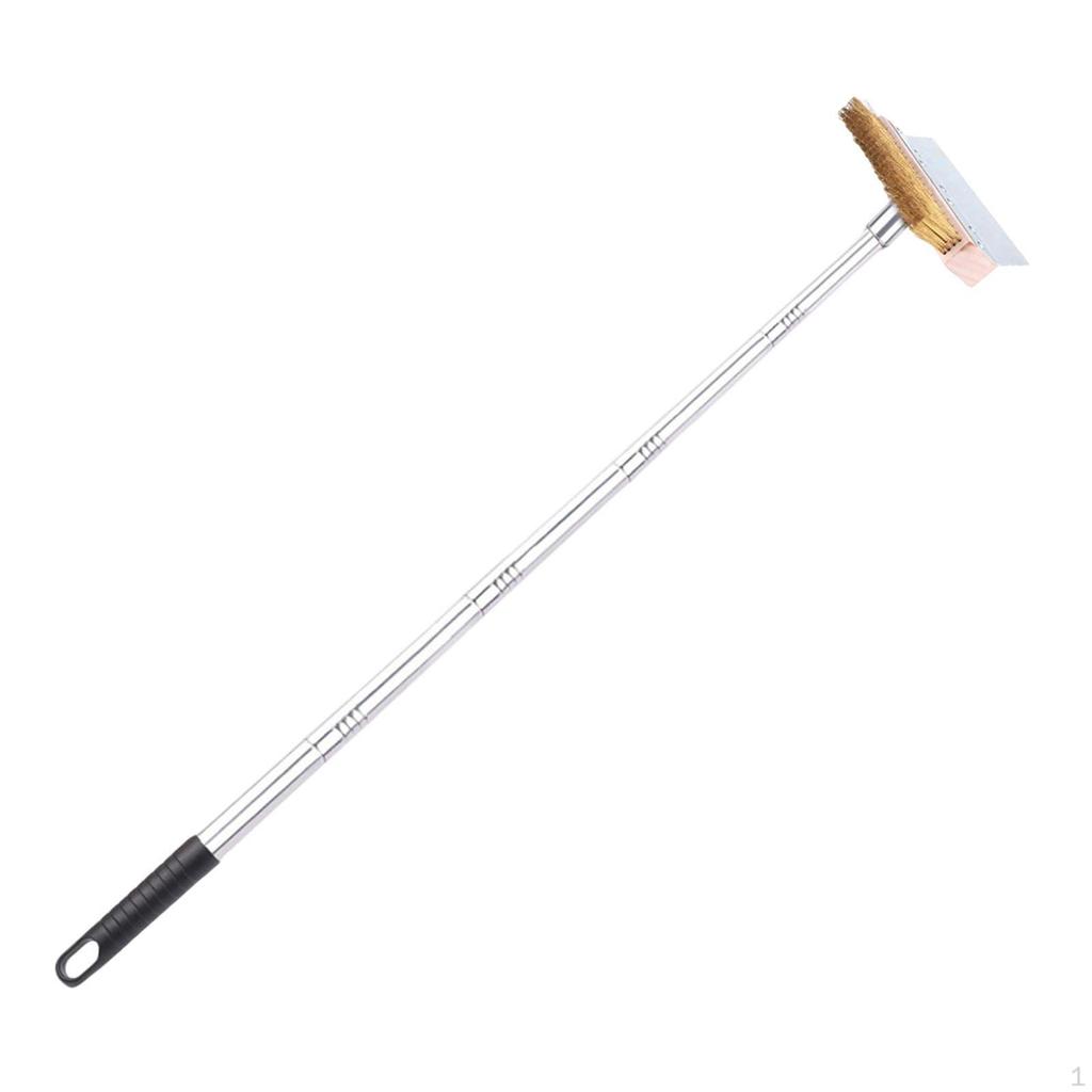 Cepillo para Horno de Pizza de Grado Comercial con Cepillo Limpiador de Parrilla, Resistente y Versátil,
