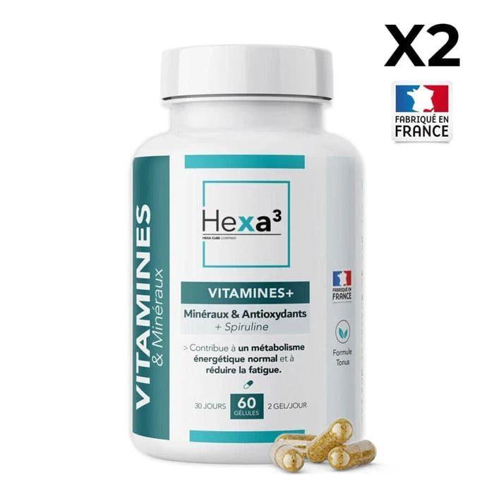 60 Gélules Vitamines+ Minéraux Formule Tonus 3 boîtes