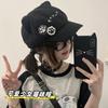 Cute Cartoon Cat Ears Peaked Cap Showing Face Little Sweet Girl Design Baseball Cap Female Japanese Versatile Second Dimension