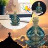 Figurină broasca țestoasă de mare liniște meditație statuie broasca țestoasă decorațiuni pentru Buddha Zen Yoga broasca statuie de grădină ornament pentru