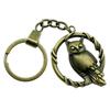 Vintage Bi Insekt Charme Sommerfugl Nøglering Fugl Antik Dyr Nøglering 30mm