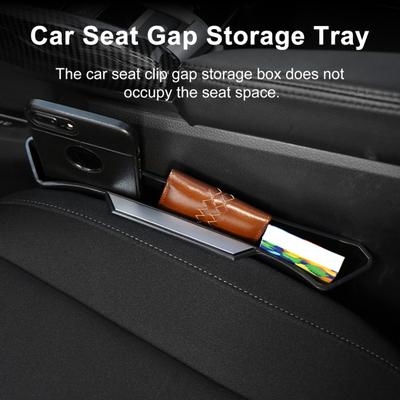 Úložný box s medzerou v autosedačke Praktický minimalistický multifunkčný úložný box s organizérom do auta pre ďalší úložný priestor
