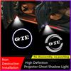 XJBRL1 LED Car Door Interior Light Bulbs Decoration Lamp Auto Accessories for VW GTE Logo Golf Tiguan Arteon BORA Passat Jetta Touareg