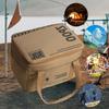 30L Large Capacity Outdoor Folding Storage Box for Camping Picnic Gear and Tactical Organizer with Kitchenware Compartments