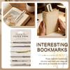 Vintage Flat Paper Pen And Book Set(It's A Bookmark, Not A Pen)