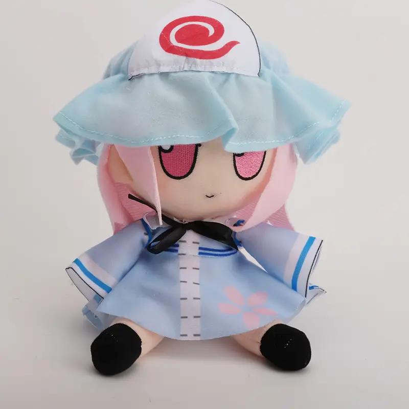 Non-Toxic 20Cm Touhou Project Anime Peripheral Fumo×Fumo Touhou Project Yuyuko Stuffed Toy Yuyuko Plush Toys Touhou Kid Birthday Gifts