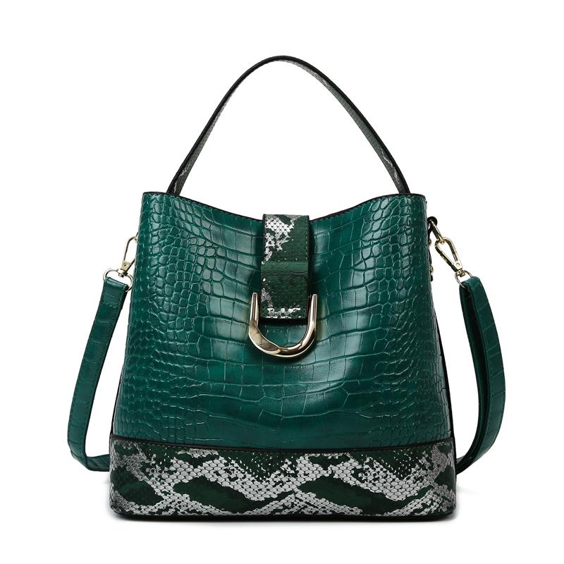 2024 New Soft Leather Bags Luxury Designer Handbag Brand High Quality Crocodile Pattern Women Crossbody Shoulder Bag Sac A Main