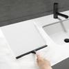 Tergicristallo per Doccia Multiuso per Porte della Doccia Finestra del Bagno e Vetri dell'Auto Acciaio Inossidabile Nero 10 Pollici