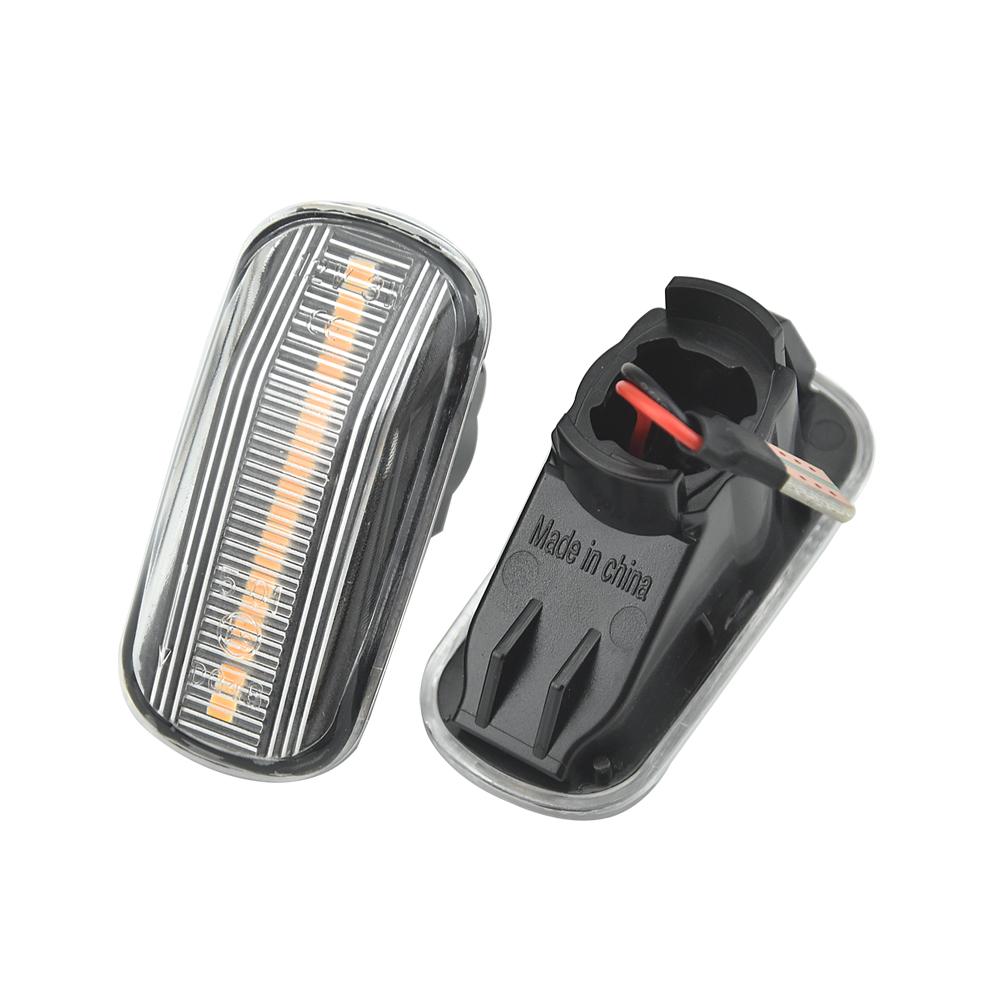 

2Pcs For Honda Stream Accord Civic City CR-V Fit Jazz HR-V S2000 AP1 AP2 LED Dynamic Blinker Side Marker Turn Signal Lights Lamp Crystal white