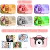 Non-Toxic Kids Camera Hd Digital Video Toddler Camera With Silicone Cover Portable Toy With 32 Gb Sd Card For Children Christmas Birthday Gift
