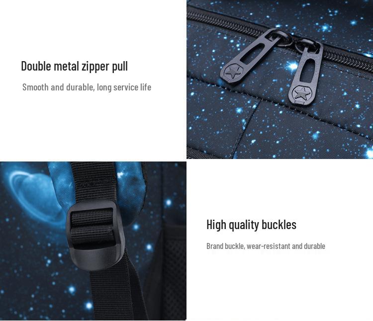 Lightweight Trolley Backpack for 3-6 Grade Students – Stair-Climbing Design for Boys and Girls